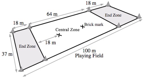 Размеры поля для алтимата
