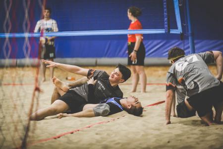 Федя Мизин на турнире Зимняя песочная лига — 4 этап