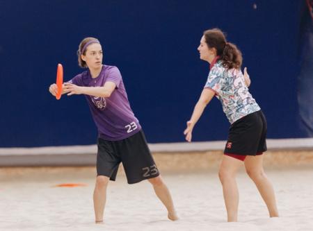 Анастасия Попова на турнире Зимняя песочная лига — 1 этап